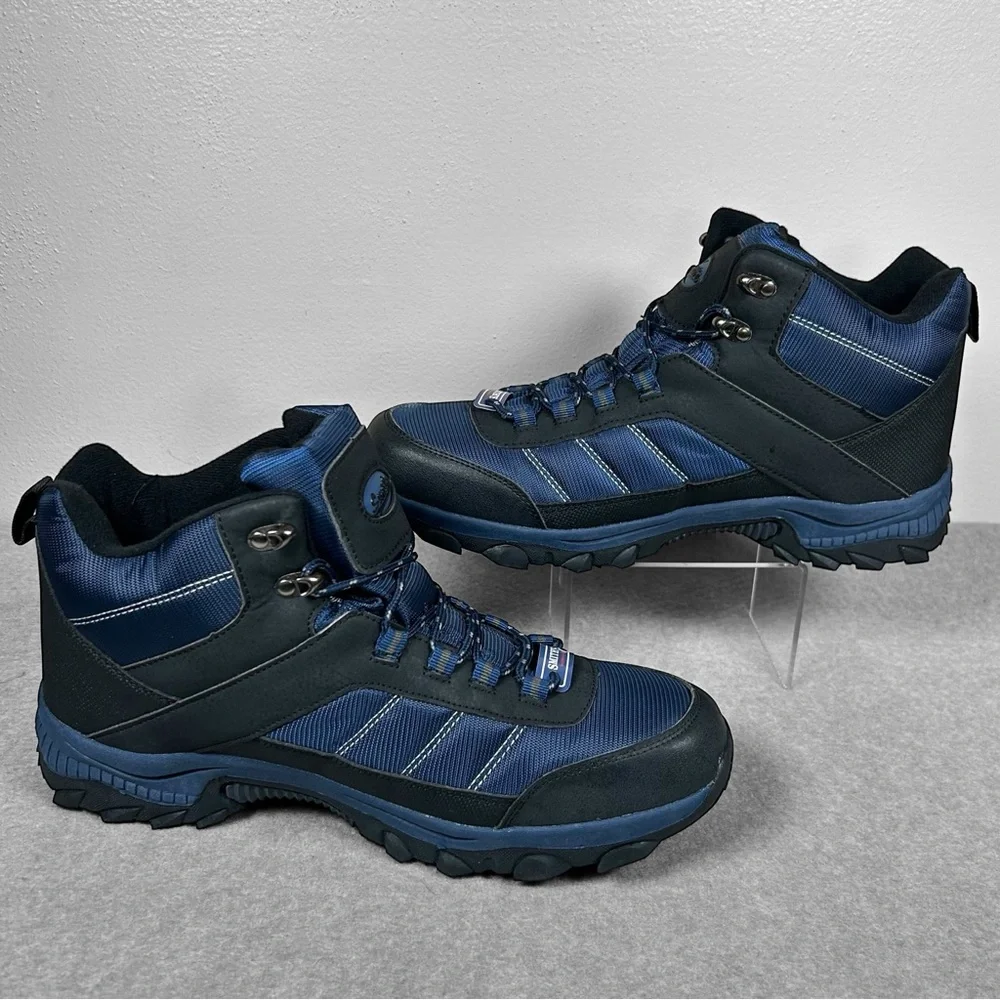 Smith's Workwear Waterproof Trail Hiking Boots Men’s Size 10.5 Navy Blue